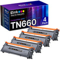 E-Z Ink TN660 Toner Cartridge Compatible for Brother TN660 TN630,4 Black