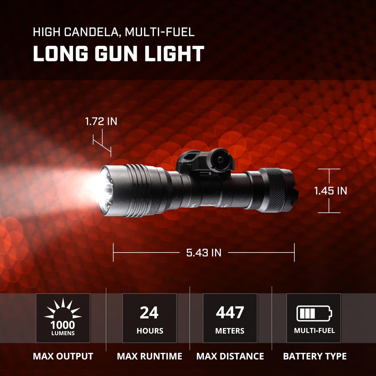 Streamlight 88126 ProTac Rail Mount HL-X Pro 1,000-Lumen Gun Light