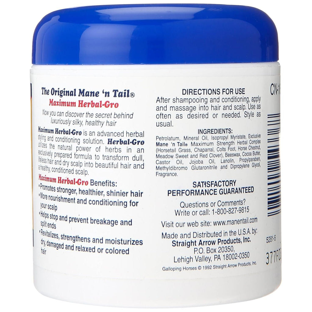 Buy now Mane 'n Tail Herbal Gro NATURAL CONDITIONER FOR HAIR & SCALP Pomade 5.5 Ounce at indiglob india