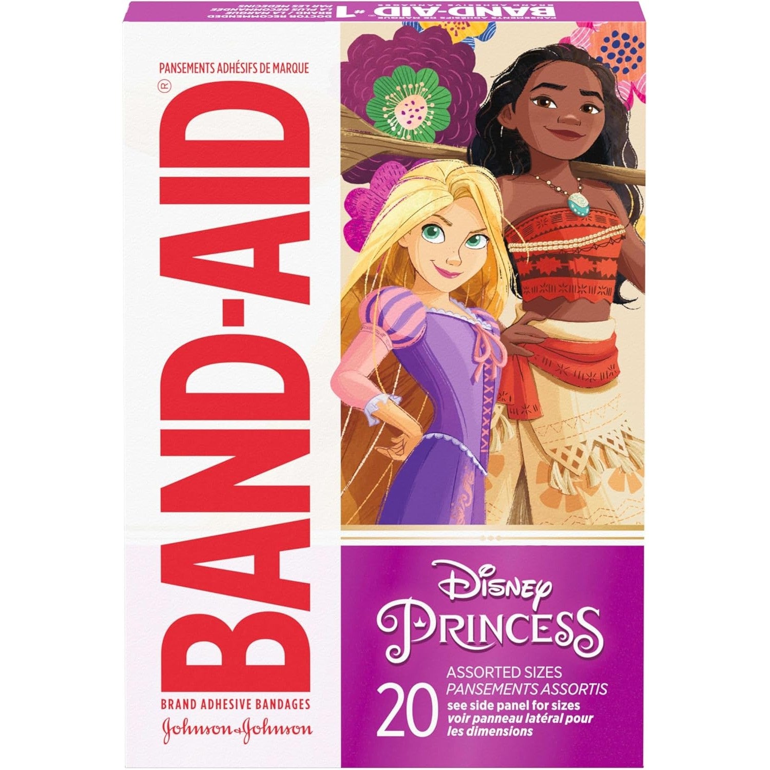 Buy now Band-Aid Brand Adhesive Bandages for Minor Cuts & Scrapes, Wound Care Bandages Featuring Marvel Avengers Characters, Fun Decorative Bandages for Kids & Toddlers, Assorted Sizes, 20 ct 20 Count (Pack of 1) Disney Princess at indiglob india