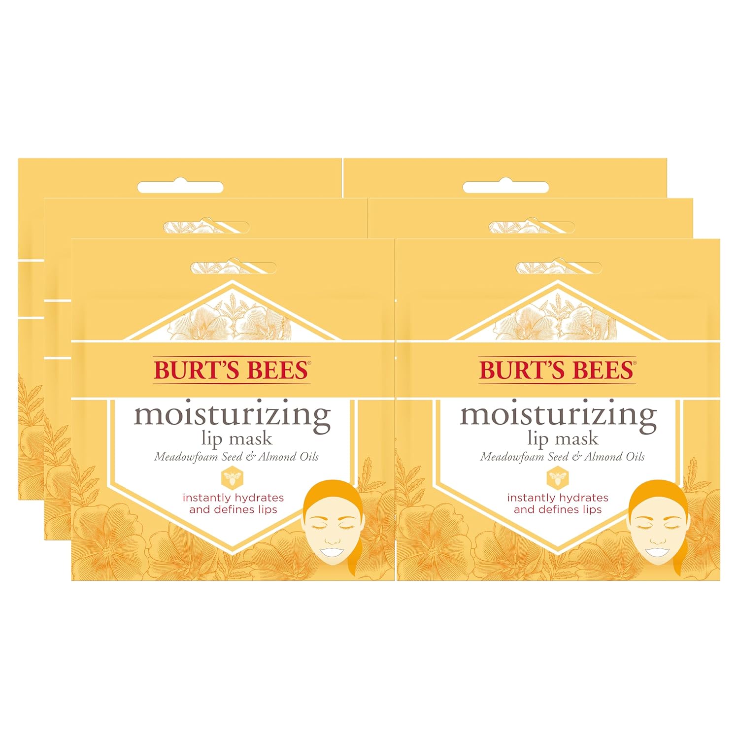 Buy now Burt's Bees 100% Natural Origin Moisturizing Lip Mask, Single Use Conditioning Lip Care , 1 Count (Package May Vary) Default at indiglob india