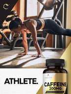 Carlyle Caffeine Pills 200mg | 250 Tablets | Advanced Athlete Formula