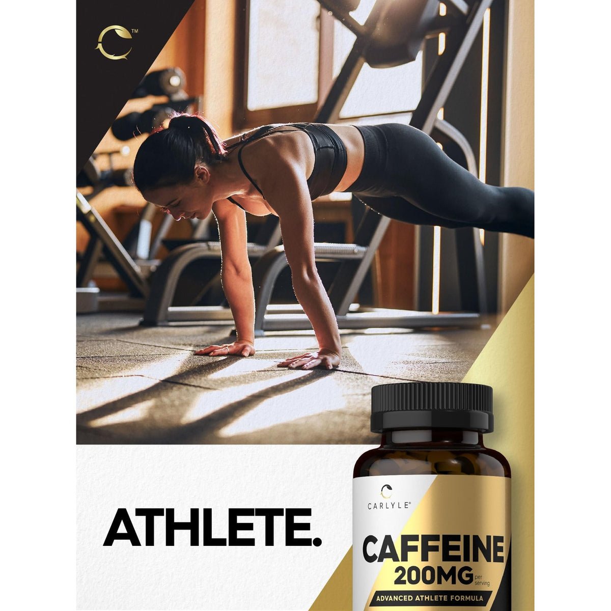 Carlyle Caffeine Pills 200mg | 250 Tablets | Advanced Athlete Formula
