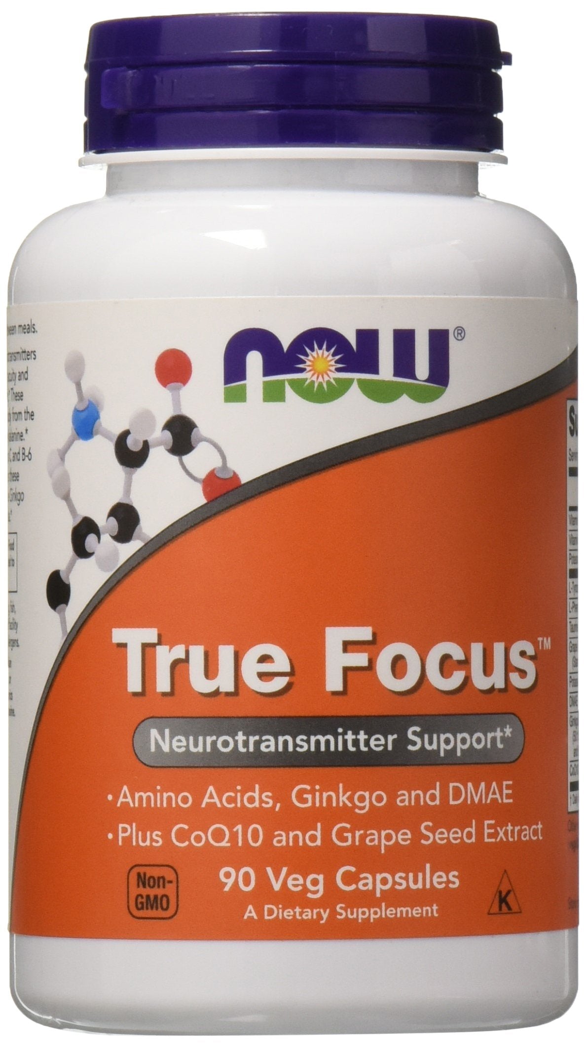 Buy now Now Foods True Focus, 90 Veg Capsules (2 Pack) at indiglob india