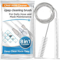 Buy now resplabs CPAP Hose Cleaning Brush 8 in 1 CPAP Cleaner for 22mm, 15mm CPAP Tubing, Mask, Cushions, Humidifiers & Water Chambers Default at indiglob india