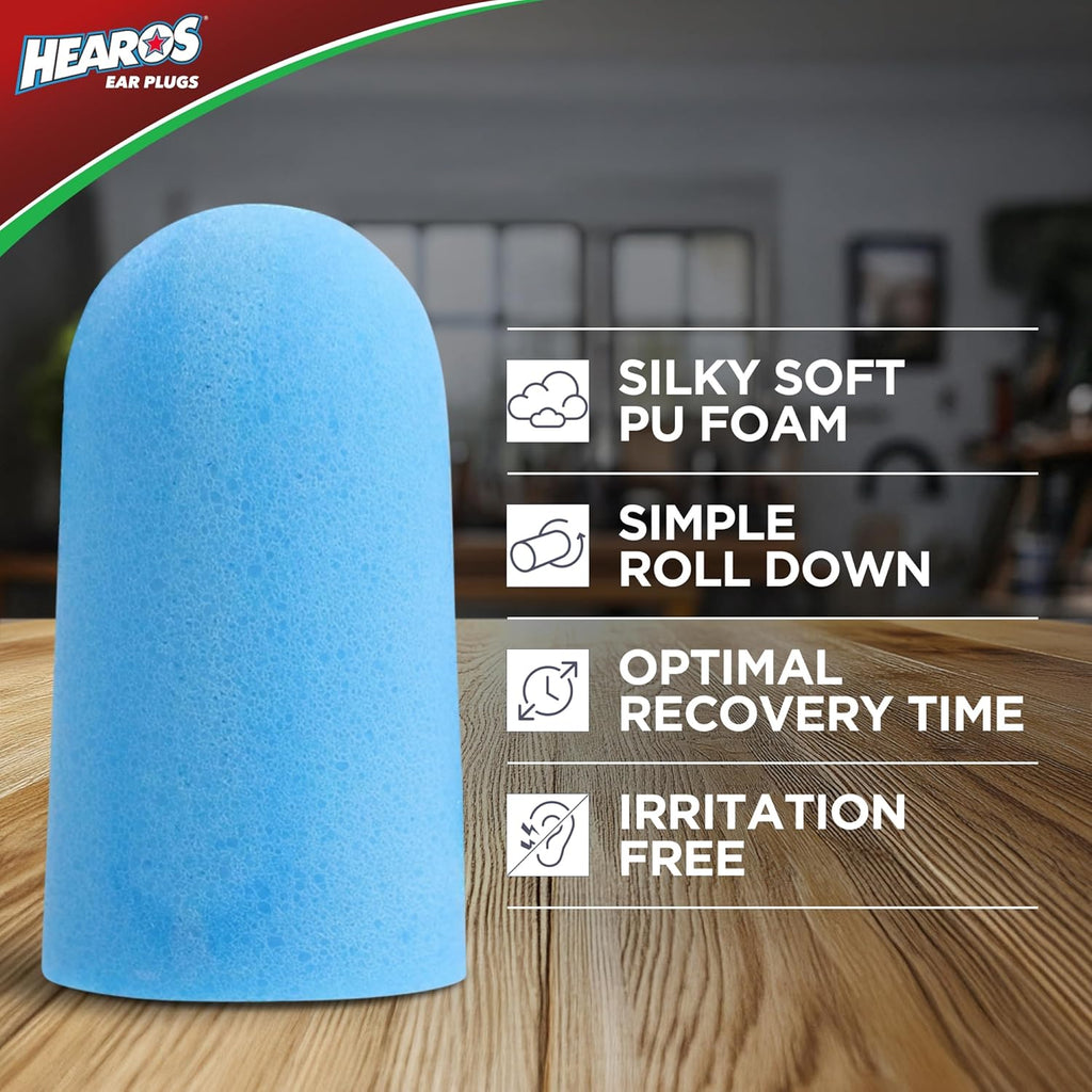 Buy now HEAROS Xtreme Protection Series Ear Plugs, Blue, 56 Pair at indiglob india