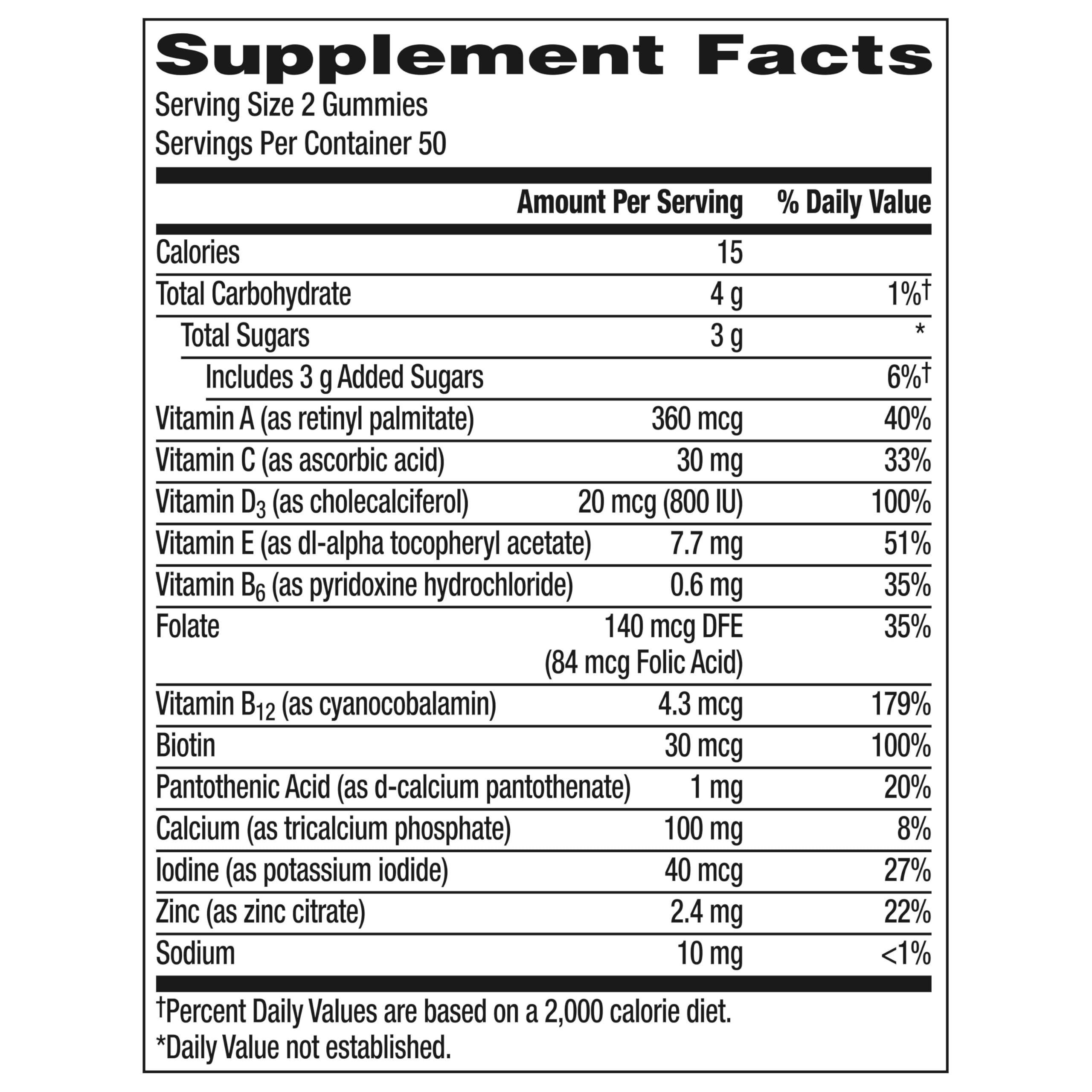 Centrum MultiGummies for Women 18 and Over, 100 Count | Contains Vitamin D3, B Vitamins and Antioxidant Vitamins C and E, Gluten Free, Non-GMO Ingredients, GLP-1 Support