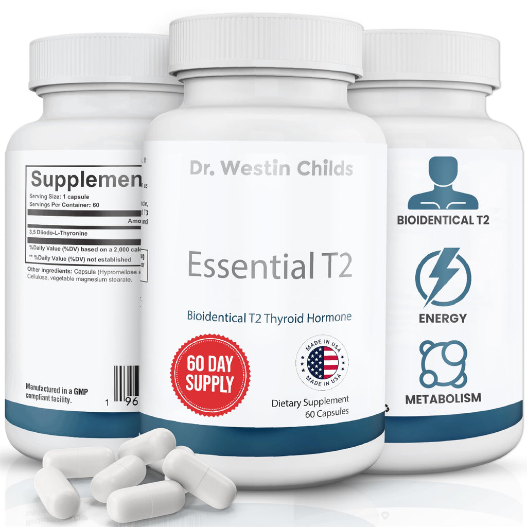 Dr. Westin Childs Essential T2 Thyroid Supplement, 100 mcg, 60 Count