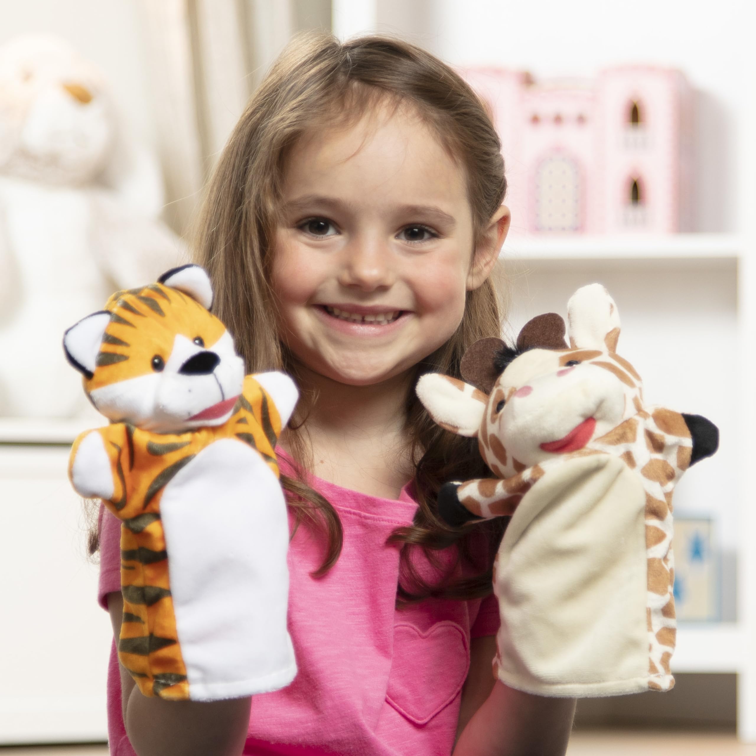 Buy now Melissa & Doug Zoo Friends Hand Puppets (FFP) at indiglob india