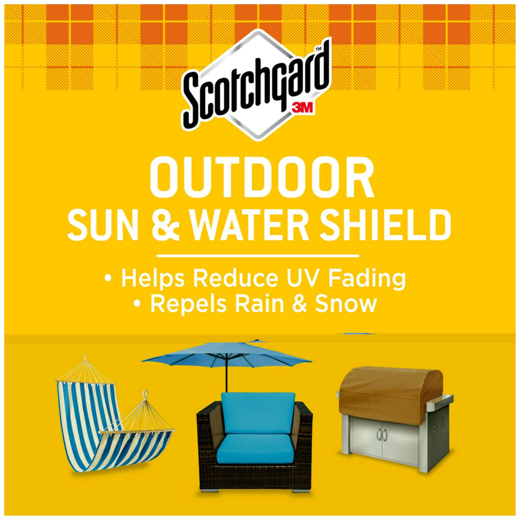 Scotchgard Outdoor Water & Sun Shield Fabric Spray, 10.5 oz, 2 Pack