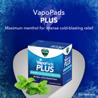 Buy now Vicks VapoPads Plus with Intense Cold Blasting Menthol - Vapor Pads Refill for Vicks Humidifiers and Steam Inhalers, Scent Pads for Congestion Relief, 20-Pack, Box Color May Vary at indiglob india