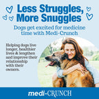Medi-Crunch Dog Pill Treats for Medication, Peanut Butter, 30 Count