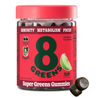 8Greens Daily Greens Gummies, Peach, 100 Count | Spinach, Wheatgrass, Blue Green Algae, Spirulina, Aloe Vera, Chlorella, and Barley Grass; For Metabolism, Immunity & Focus