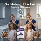 Lice Treatment Ivermectin 0.5%, 2026 Upgraded Spray Formula, Targets the Scalp Than Traditional Lotions, One-Time At-Home Treatment for the Whole Family