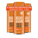 Right Guard Sport Original Scent Deodorant Spray - Aluminum Free Spray Deodorant for Men, 24-Hour Odor Protection, Anti-Stain, & Long-Lasting, 8.5 oz (2 Pack)