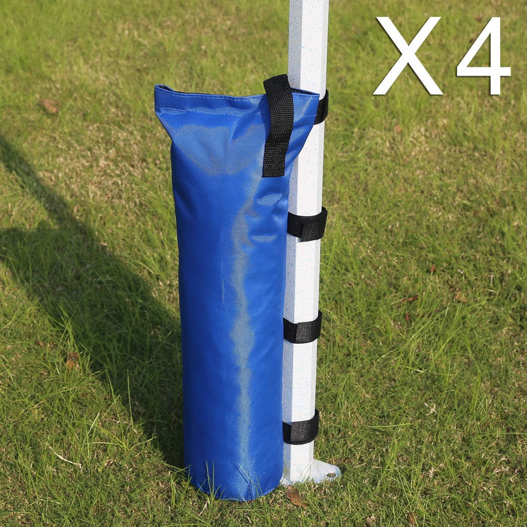 Buy now ABCCANOPY Canopy Weights Set of 4-120LBS Sand Bags for Pop up Tent, Weight Bags for Outdoor Gazebo, Trampoline, Pergola, Blue (Without Sand) at indiglob india