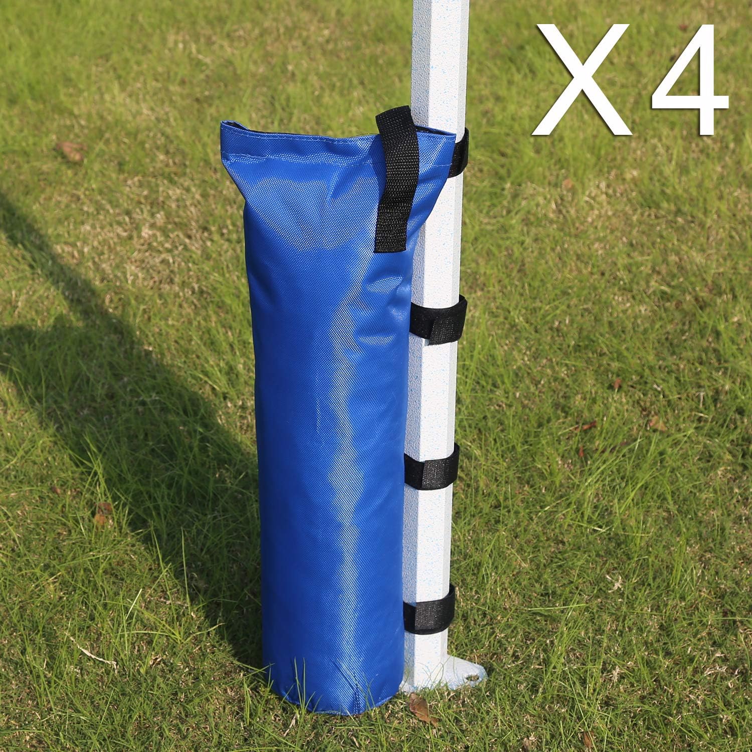 Buy now ABCCANOPY Canopy Weights Set of 4-120LBS Sand Bags for Pop up Tent, Weight Bags for Outdoor Gazebo, Trampoline, Pergola, Blue (Without Sand) at indiglob india