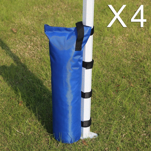 Buy now ABCCANOPY Canopy Weights Set of 4-120LBS Sand Bags for Pop up Tent, Weight Bags for Outdoor Gazebo, Trampoline, Pergola, Blue (Without Sand) at indiglob india