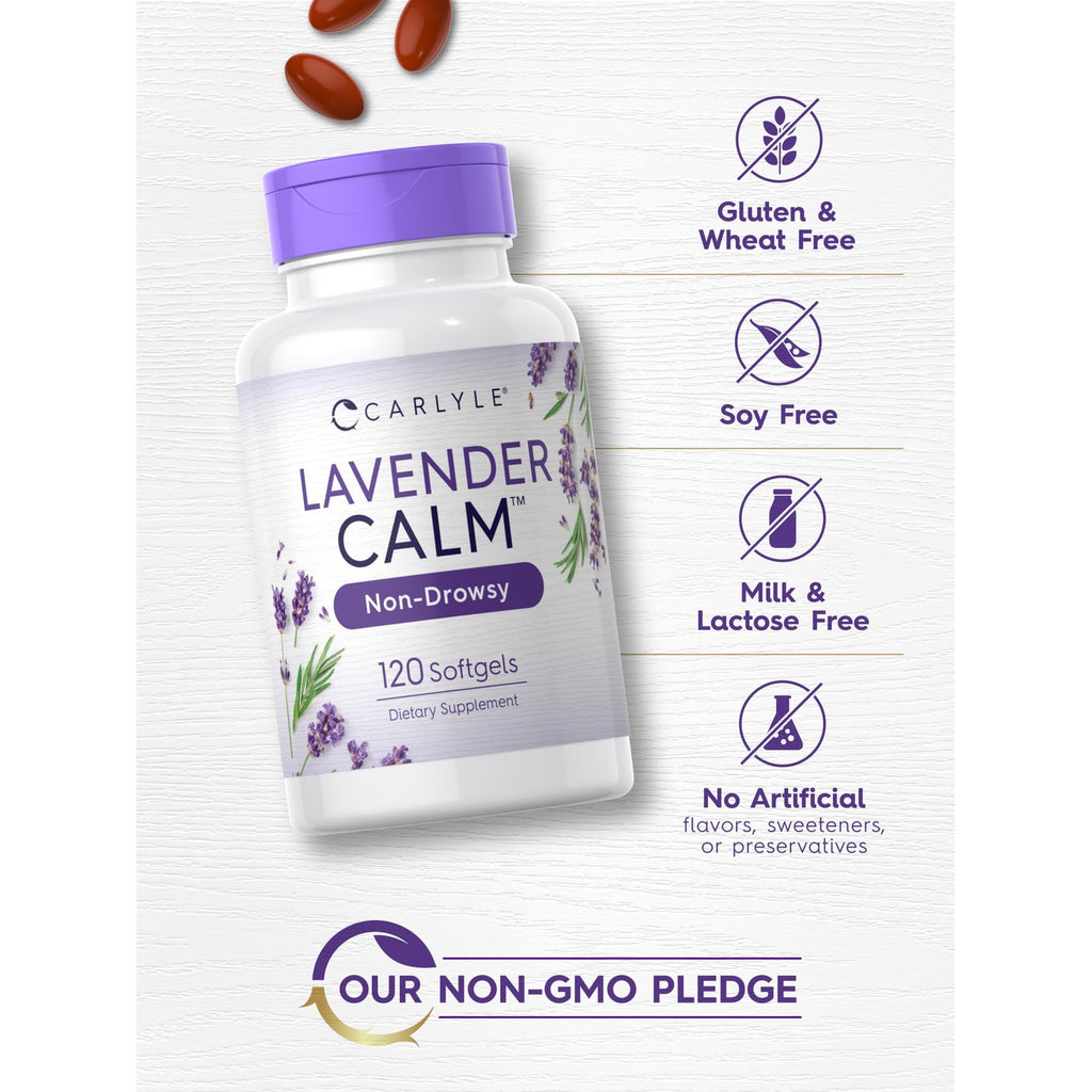Carlyle Lavender Pills | 80 mg | 120 Softgel Capsules