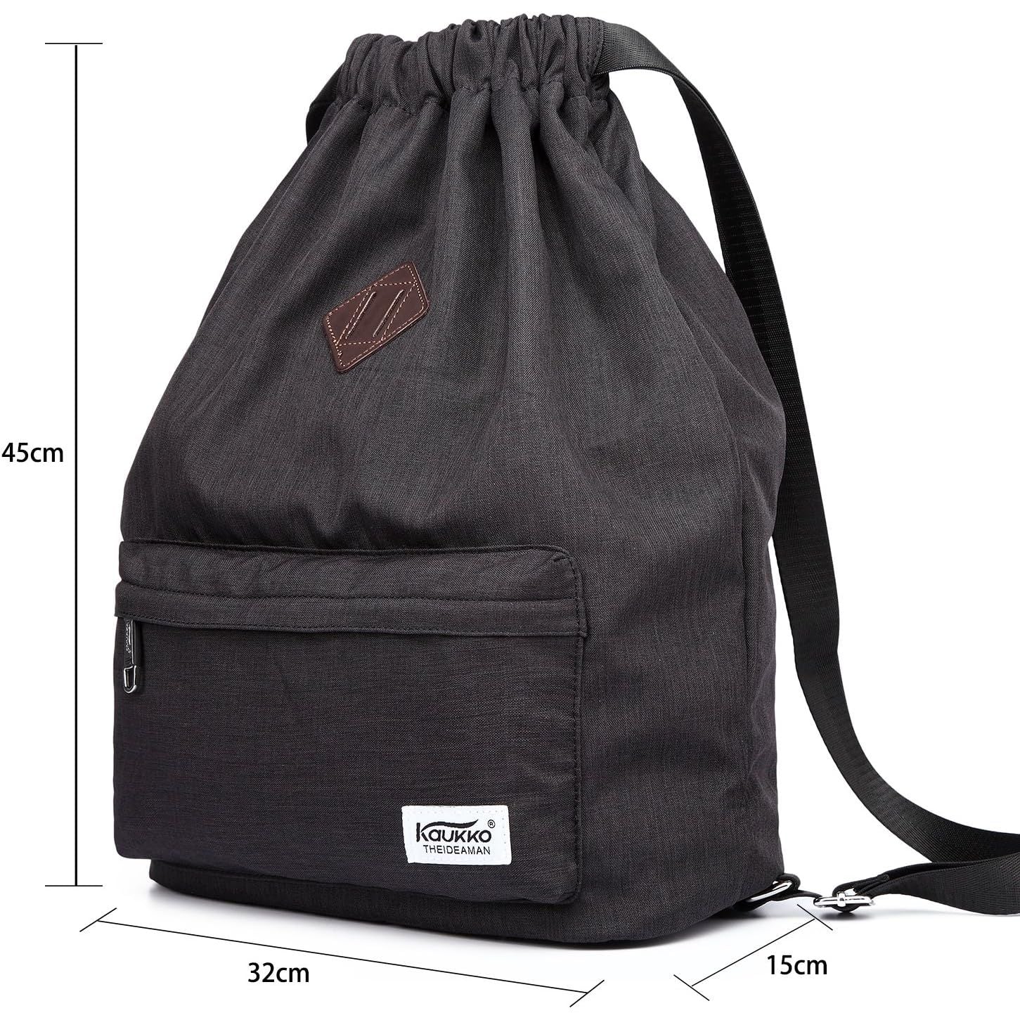 Buy now KAUKKO Drawstring Sports Backpack Gym Yoga Bag Shoulder Rucksack for Men and Women at indiglob india