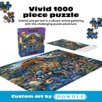 Buy now Buffalo Games - Jigsaw Puzzles 1000 Pieces - Dowdle Noahƒ??s Ark Puzzle - Premium Giftable Foil Box with Reference Poster - Made in USA at indiglob india
