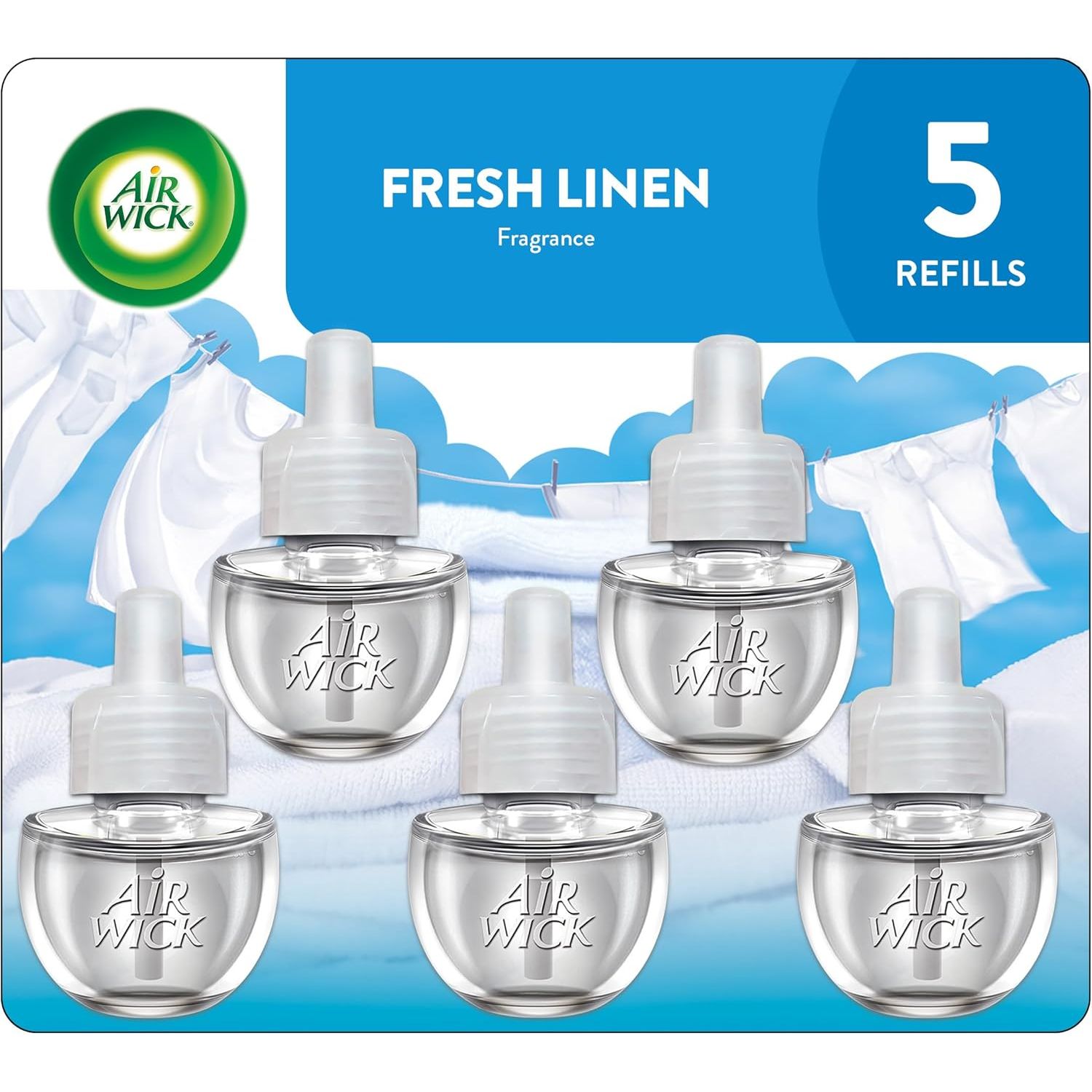 Buy now Air Wick Scented Oils 0+5 Fresh Linen at indiglob india