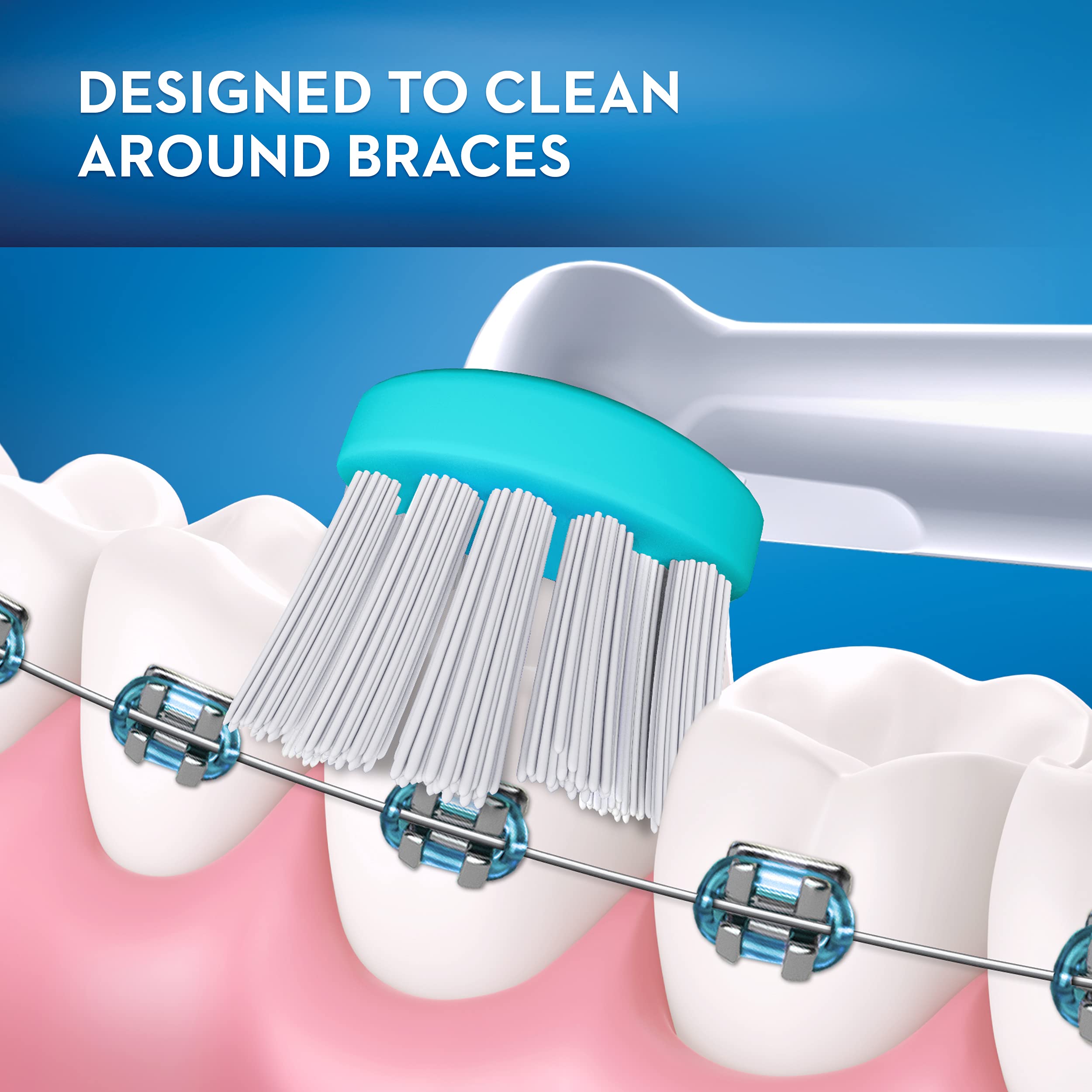 Buy now Oral-B Ortho Toothbrush Replacement Brushhead OD17-1 1 ea at indiglob india