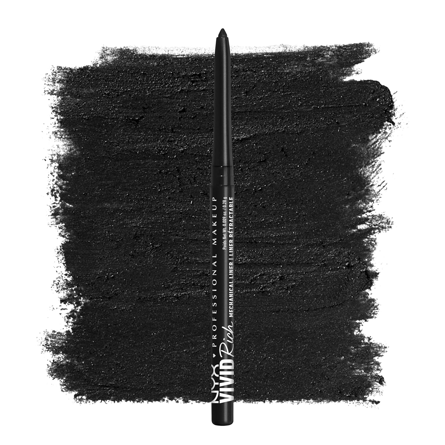 Buy now NYX PROFESSIONAL MAKEUP Mechanical Eye Pencil, Vivid Rich Mechanical, Creamy Retractable Eyeliner - Sapphire Bling, Deep Blue Eyeliner 16 Always Onyx at indiglob india