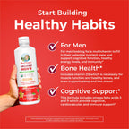 MaryRuth’s Multivitamin Liposomal for Men | Sugar Free Mens Multivitamin | Liquid Vitamins for Men | Immune Support Supplement | Cognitive Health & Overall Wellness | Vegan | Non-GMO | 15.22 Fl Oz