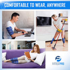 Buy now Shin Splint Ice Packs, HSA and FSA Eligible Reusable Hot and Cold Therapy Wrap | Leg or Calf Pain Relief | Advanced Soft Gel Technology | Freezable and Microwavable | Running Injuries & Recovery at indiglob india