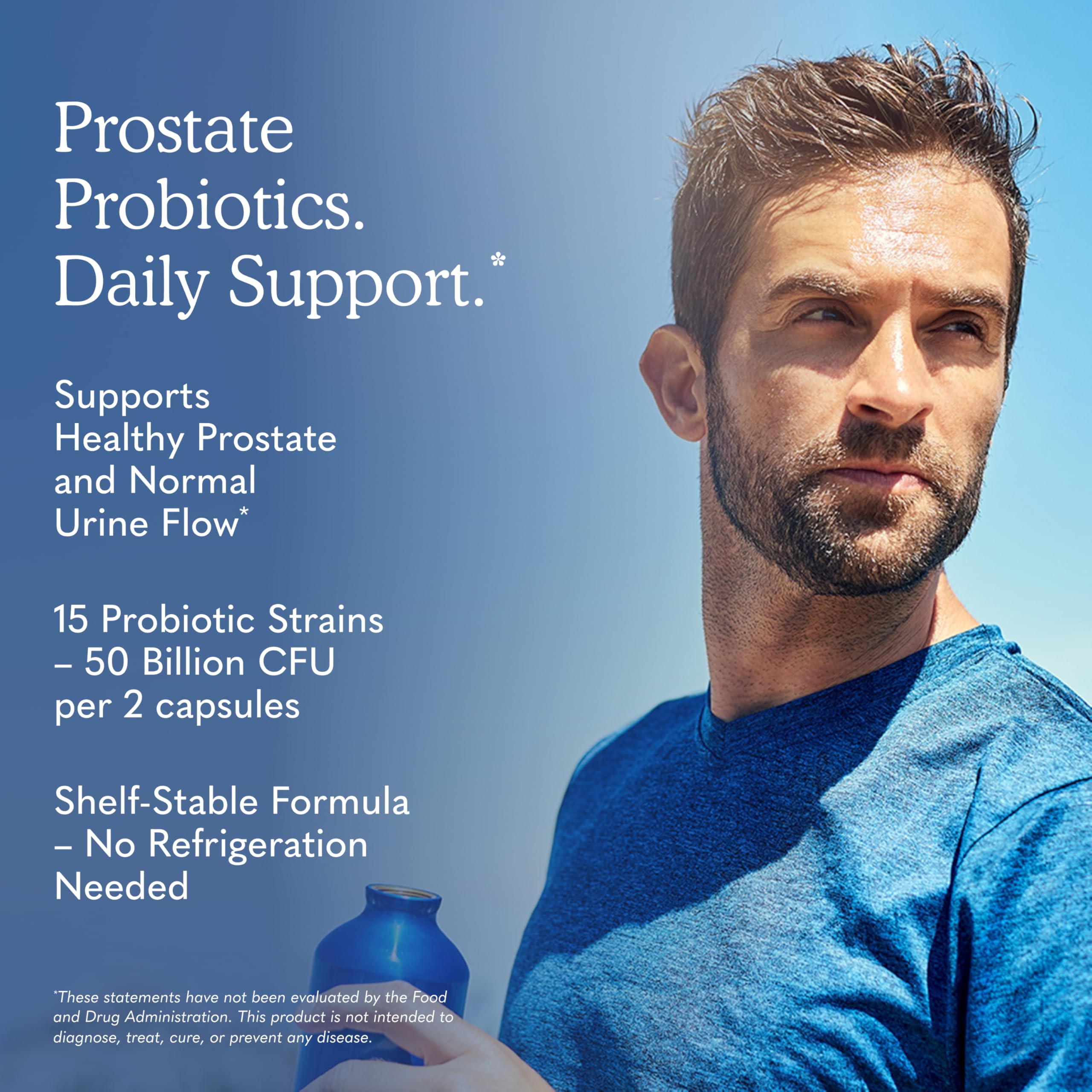 Garden of Life Dr. Formulated Probiotics Prostate+ - Acidophilus and Probiotic Supports Healthy Prostate and Digestive Balance - Shelf Stable - Gluten, Dairy, and Soy-Free - 60 Vegetarian Capsules