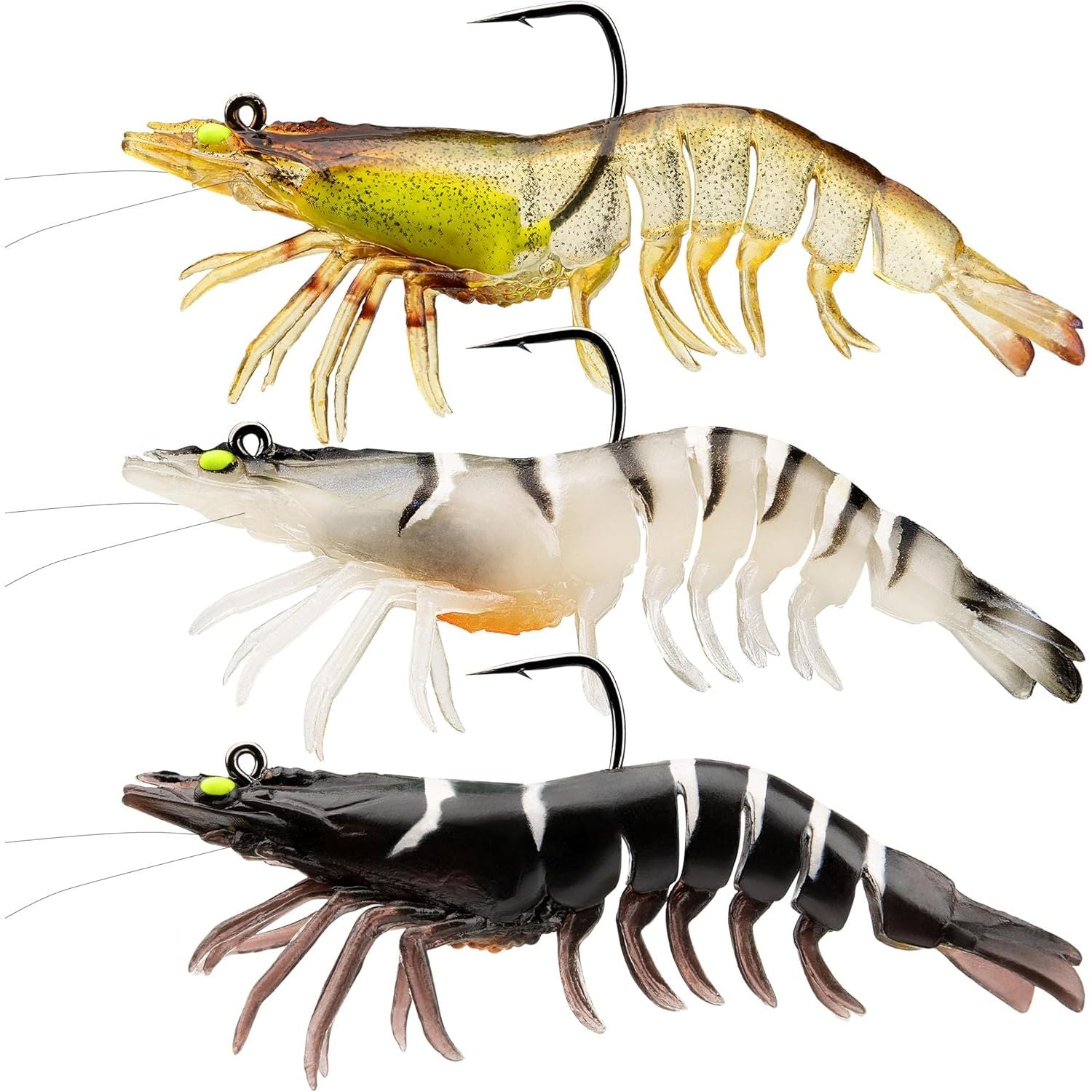 Buy now TRUSCEND Pre-rigged Fishing Jig Lures for Freshwater and Saltwater, Innovative Super Durable TPE Bass Lures, Lifelike Shrimp Crayfish Swimbait, Weedless Lure for Crappie Trout Walleye, Keep Separately A5-3.5"-0.4oz at indiglob india