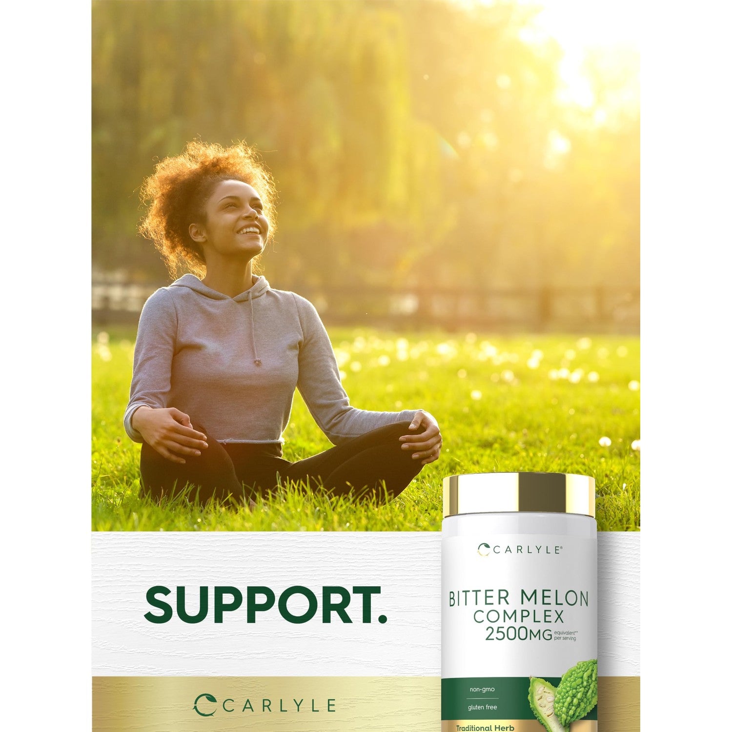 Carlyle Bitter Melon Complex | 200 Capsules | Traditional Herbal Extract Supplement | Non-GMO & Gluten Free