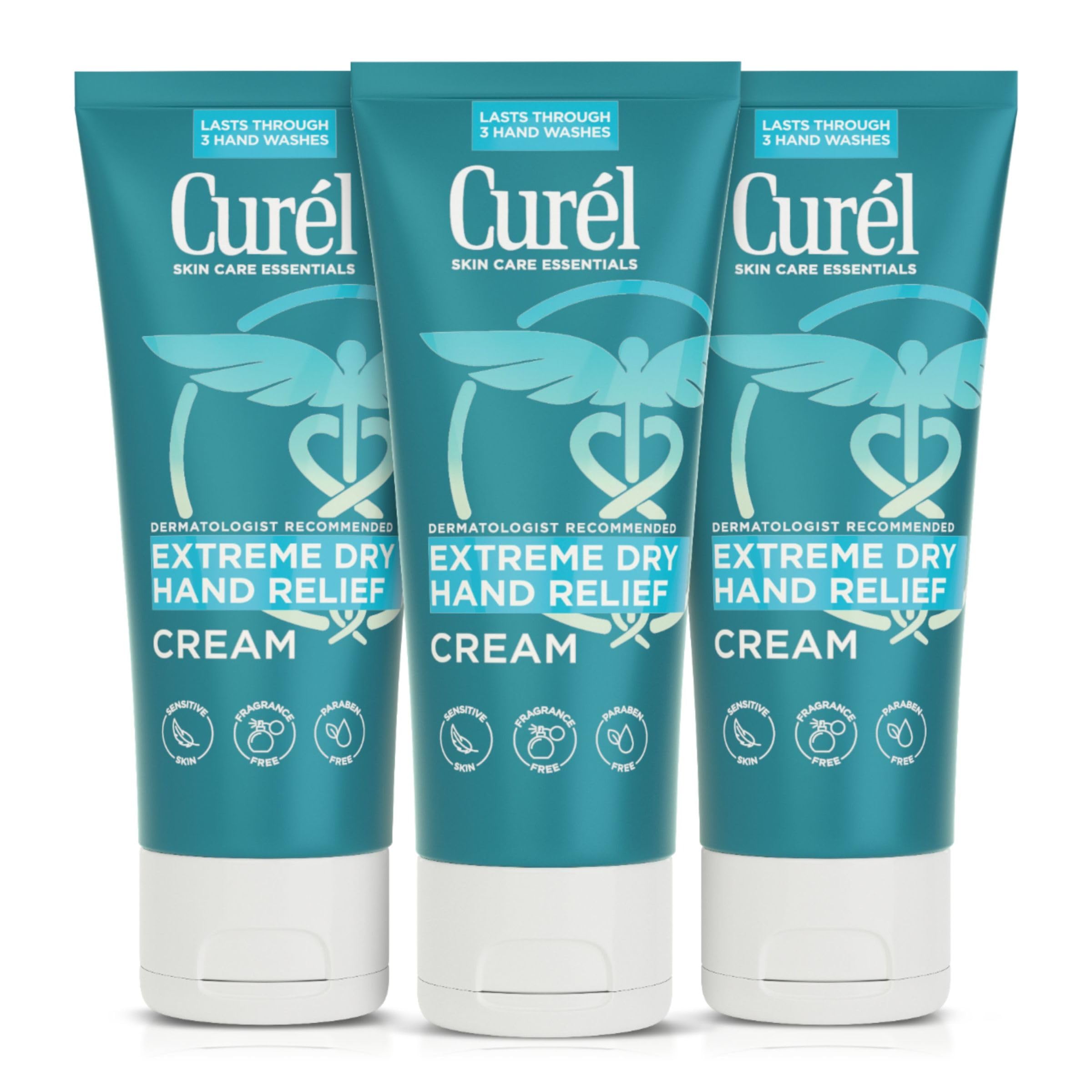 Buy now Curel Extreme Dry Hand Relief, Dermatologist Recommended, Long-Lasting Cream For Dry Hands, Paraben Free, Fragrance-Free Hand Lotion, 3 Oz at indiglob india