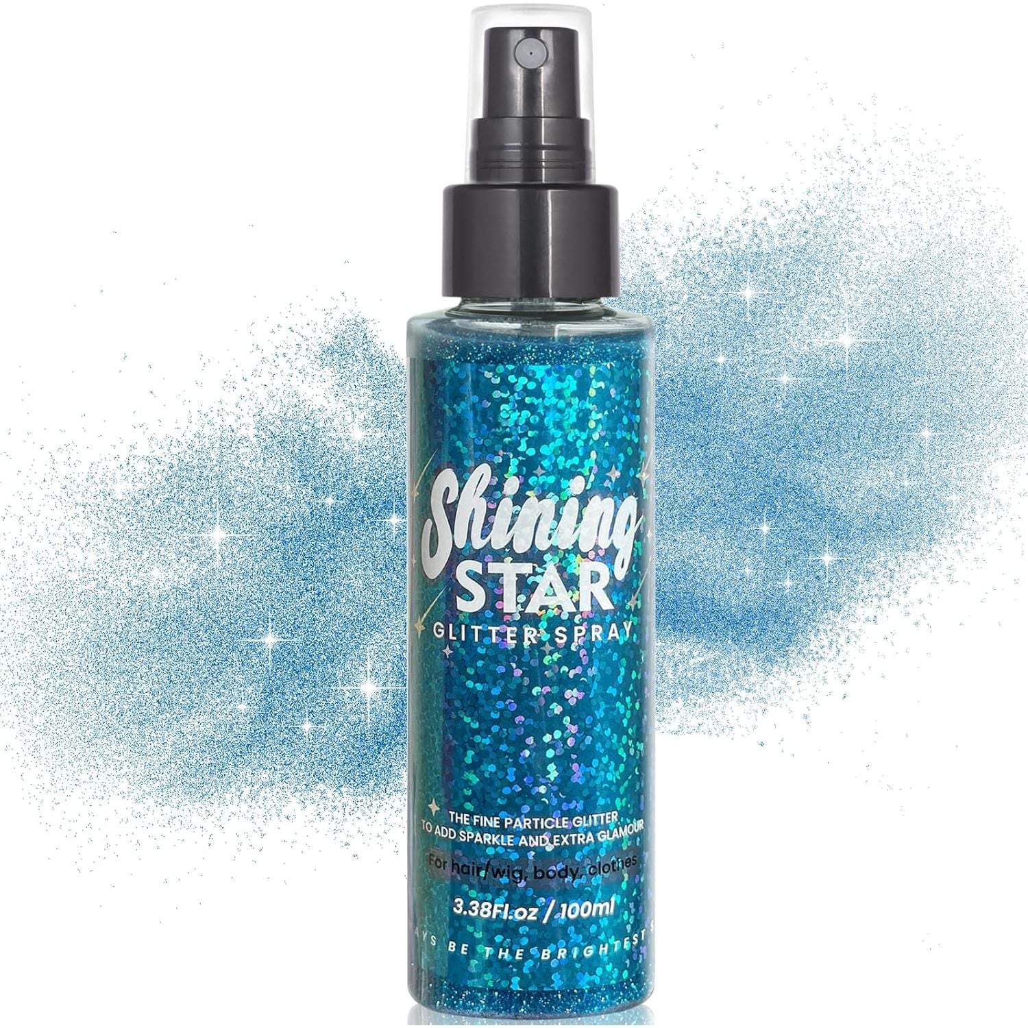 Buy now MEICOLY Silver Body Glitter Spray 2.1oz â€“ Waterproof Quick-Dry Shimmer Hairspray for Hair, Body & Clothes | Festival, Party, Prom Sparkle blue body glitter spray at indiglob india