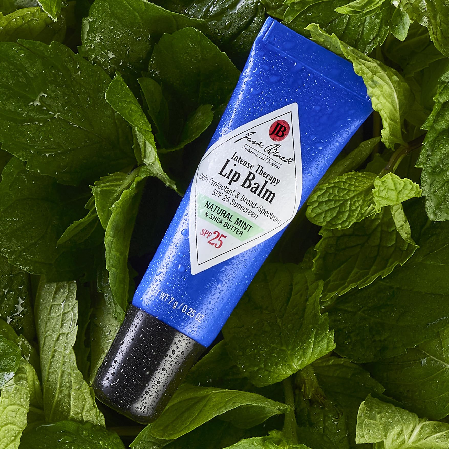 Buy now Jack Black Intense Therapy Lip Balm, 0.25-Oz. â€“ Natural Mint & Shea Butter, SPF 25 Sun Protection, Lip Moisturizer, Hydrating Lip Balm with SPF, Long Lasting Treatment at indiglob india