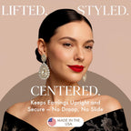 Buy now BlingGuard 90 Dots Heavy Earring Lobe Support - Made in USA - Hypoallergenic Memory Foam Earring Backs for Droopy Ears, Prevent Sagging & Drooping at indiglob india