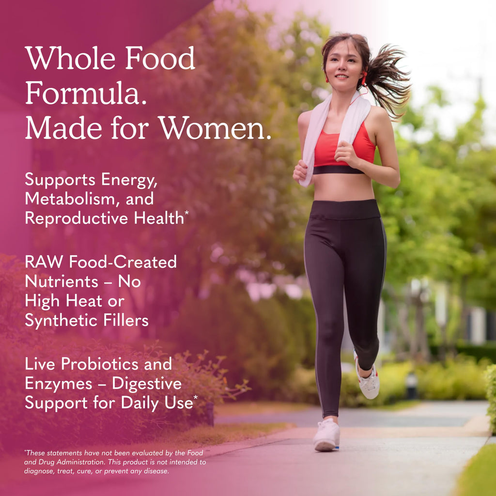 Garden of Life Vitamin Code Raw One for Women, Once Daily Women's Multivitamin - 75 Capsules, One a Day Vitamins Whole Food Iron, Probiotics for Digestive Health, Gluten Free Vegetarian