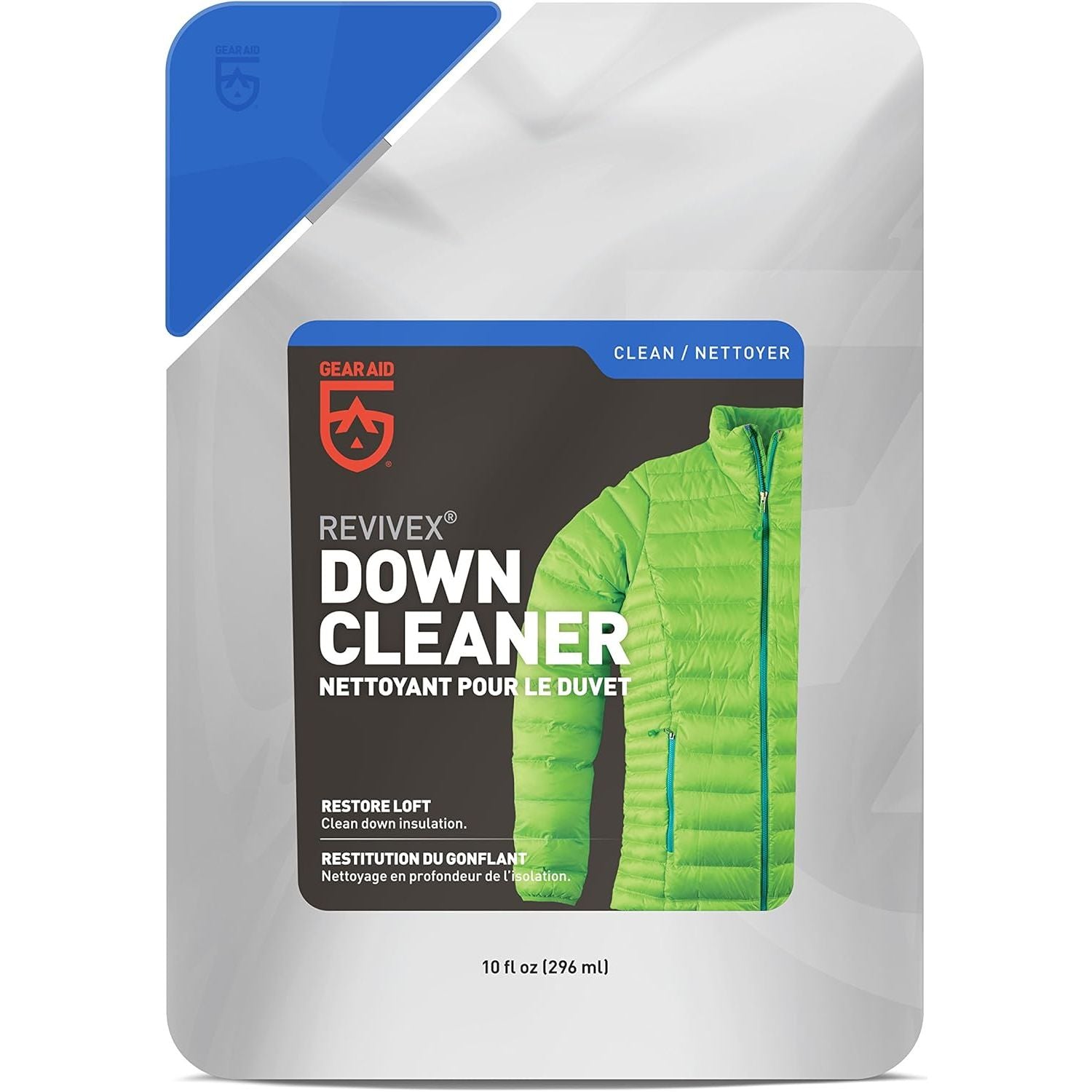 Buy now GEAR AID Revivex Down Cleaner for Washing and Restoring Loft in Puffer Jackets, Vests, Blankets, and Sleeping Bags, 10 Fl Oz 10 fl oz at indiglob india