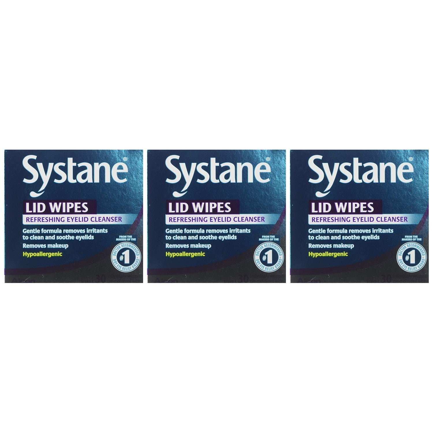 Buy now Systane Lid Wipes Eyelid Cleansing Wipes, 30 Count (Pack of 3) at indiglob india