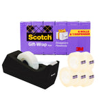 Scotch Gift Wrap Tape with Scotch Desktop Dispenser