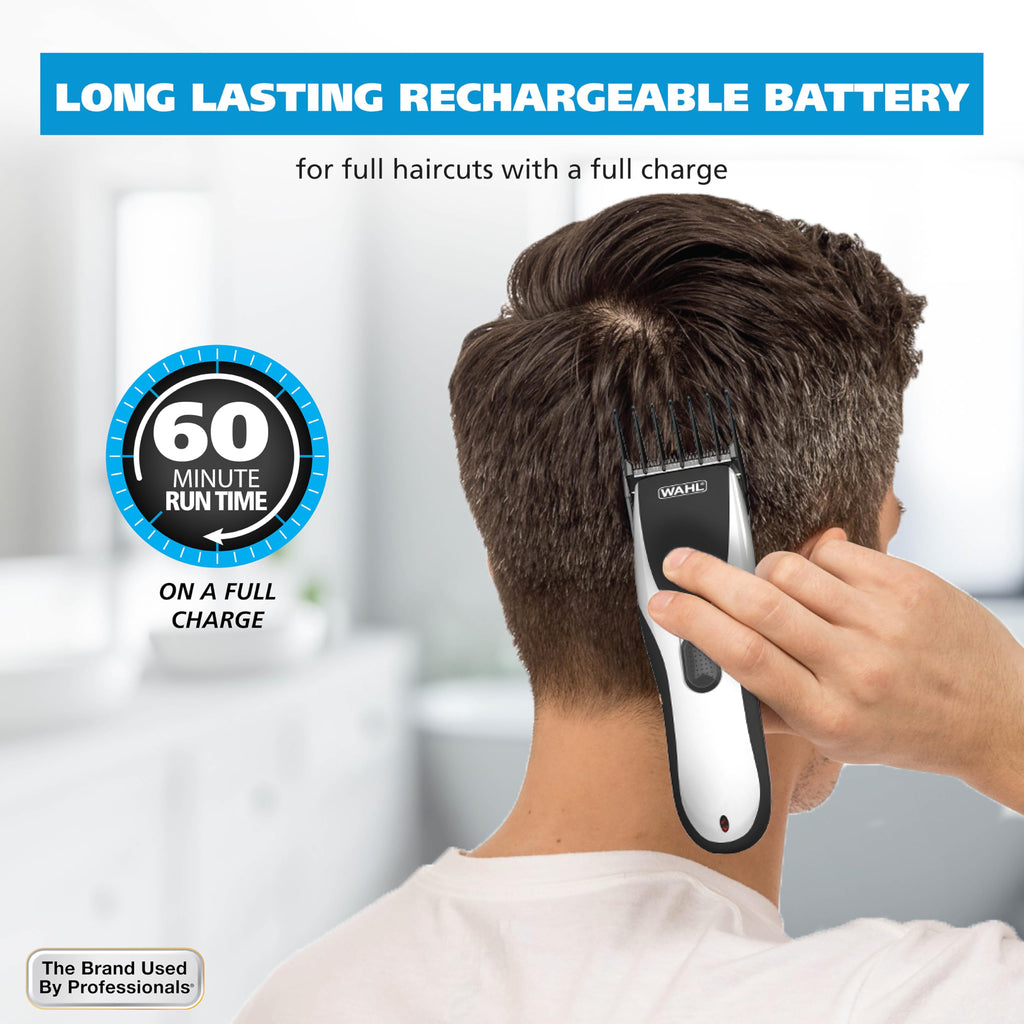Wahl Clipper Home Pro Cordless Rechargeable Hair Clippers for Men | At-Home Haircuts For Men, Kids, & The Whole Family - Precision Haircutting Blades, Secure Snap-N-Lock Guards - Model 3031656