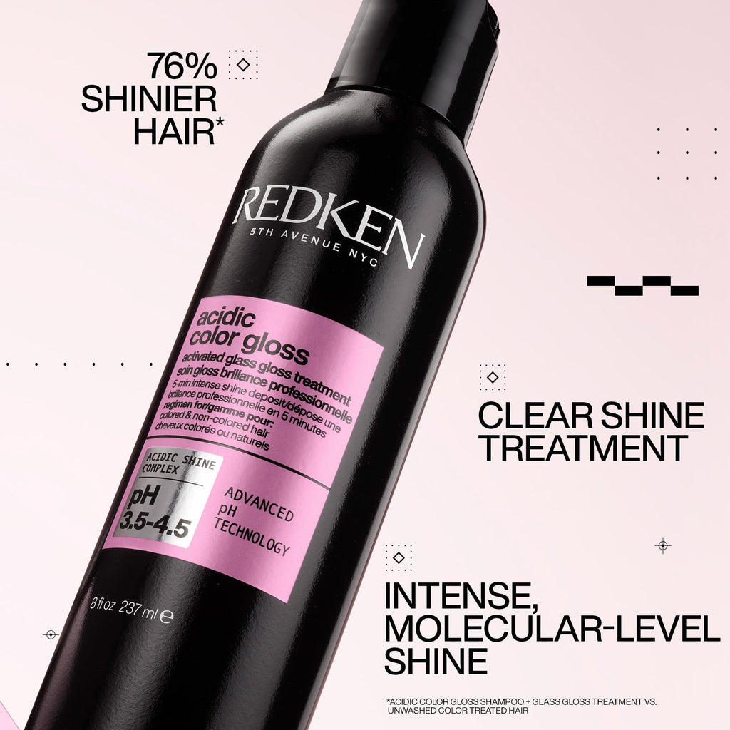 Redken Acidic Color Gloss Glass Gloss Treatment – For Color-Treated Hair