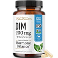 DIM Supplement 200 mg, Estrogen Balance for Women & Men, Doctor-Formulated | Hormonal Acne Menopause Hormone Balance & Antioxidant Support, Clean Label Project Certified Diindolylmethane, 60 Capsules