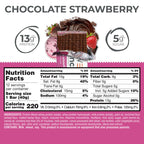 Power Crunch Chocolate Strawberry Protein Bars, 12 Ct, 1.4 oz each