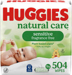 Buy now Baby Wipes, Huggies Natural Care Sensitive Baby Diaper Wipes, Unscented, Hypoallergenic, 1 Flip-Top Packs (56 Wipes Total) at indiglob india