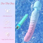G Spot Vibrator Wand & Bullet Vibrator Set - Vibrators Sex Toys for Women, Clitoral Dildo with 7 Vibrating Modes, Waterproof Heating Wand Massager, Adult Sex Toy for Female and Couples