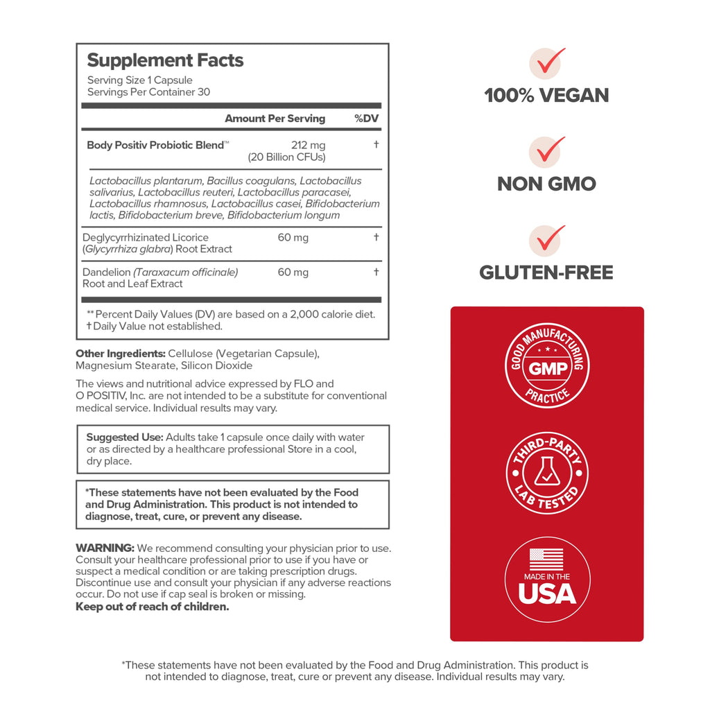 URO Women’s Probiotic – Vaginal, Gut & Skin – 20B+ CFUs – 30-Day Supply