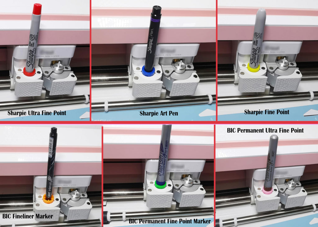 Pen Adapter Set Compatible with Explore Air/Air 2/Air 3/Air 4 and Maker/Maker 3/Maker 4, Pen Adapter Compatible with (Sharpie/Bic/Crayola/Sakura/Pilot/Pentel/Paper Mate/Mitsubishi uni-Ball)