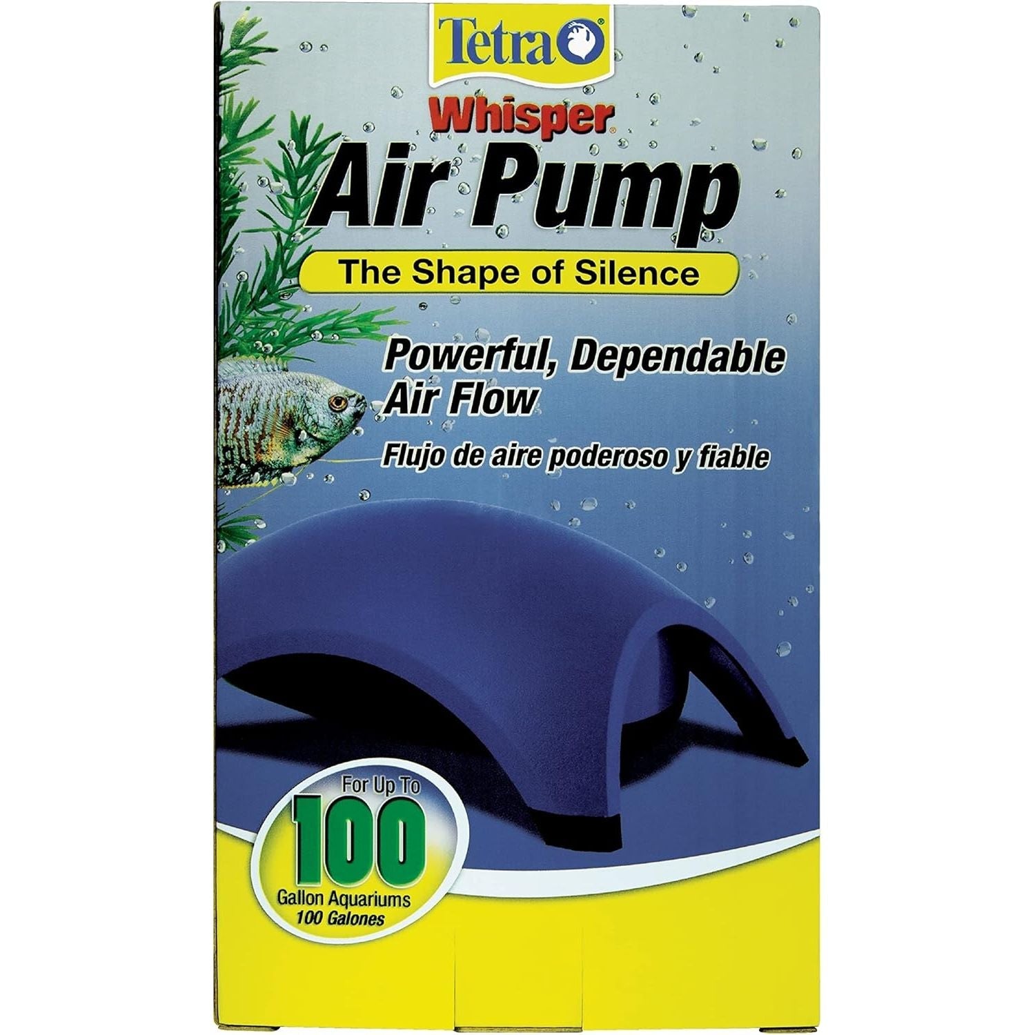 Buy now Tetra Whisper Easy to Use Air Pump for Aquariums (Non-UL) 60-100-gallon at indiglob india